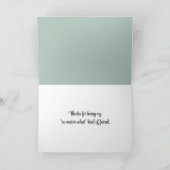 オールドレディースが公園のベンチに座る カード (内部)