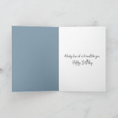 オールドレディースオンザビーチ誕生日 カード (内部)