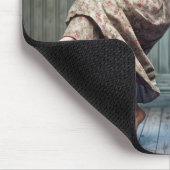 オールドレディ踊りから蓄音機 マウスパッド (コーナー)