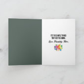 オールドレディ踊りゲティングオールド誕生日 カード (内部)