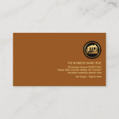 オールドレンガウォールニューティンバーウッドハンディーマン 名刺 (裏面)