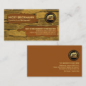 オールドレンガウォールニューティンバーウッドハンディーマン 名刺 (正面/裏面)