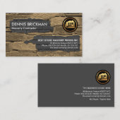 オールドレンガウォールニューレンガ敷設建築 名刺 (正面/裏面)