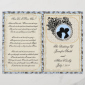 オールドレースデルフト結婚式 プログラム (正面)