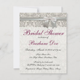 オールドレース結婚のブライダルシャワー招カスタム待 招待状