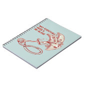 オールドロック登山カムおもしろい ノートブック (左側)