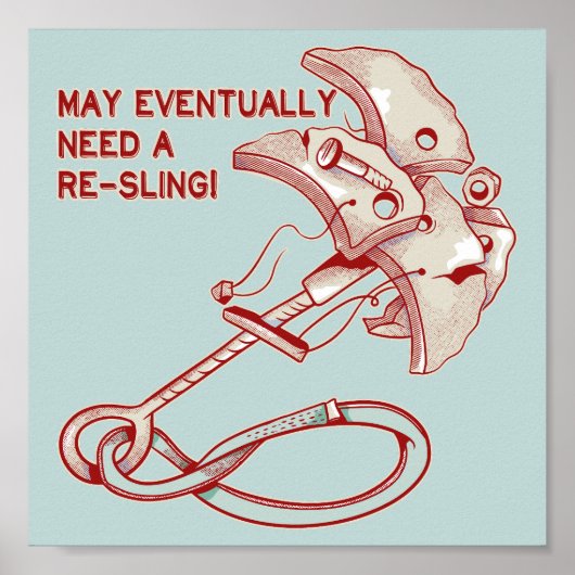 オールドロック登山カムおもしろい ポスター (正面)