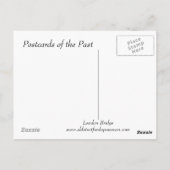 オールドロンドンポストカード – ロンドンブリッジ ポストカード (裏面)