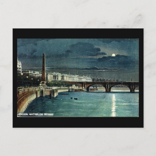 オールドロンドンポストカード – Waterloo Bridge ポストカード (正面)