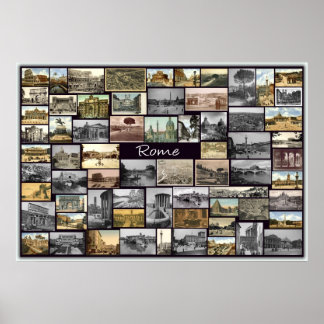 オールドローマコラージュ ポスター