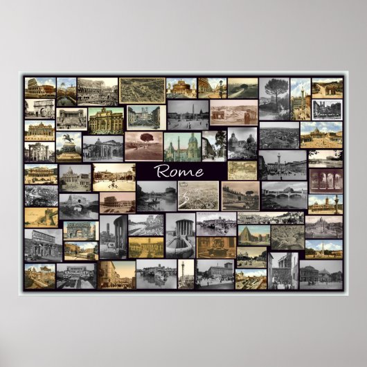 オールドローマコラージュ ポスター (正面)