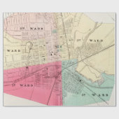 オールドローマNYの地図(1874) ラッピングペーパー (フラット)