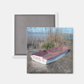 オールドロー素朴ボート マグネット (正面/裏面)