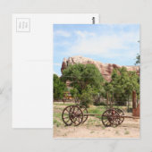 オールドワゴン、パイオニアビレッジ、ユタ2 ポストカード (正面/裏面)