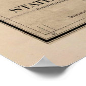 オールドワシントン州フローラ生物群系の地図（1906年） ポスター (角)