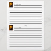 オールドワールドクックブックレシピカード チラシ (裏面)