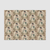 オールドワールドクリスマス雪だるま 薄葉紙 (正面)