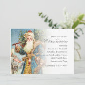 オールドワールドサンタホリデーパーティー招待状 招待状 (スタンド正面)