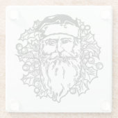 オールドワールドサンタ ガラスコースター (裏面)