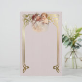 オールドワールドサンタ&ケルブ 便箋 (スタンド正面)