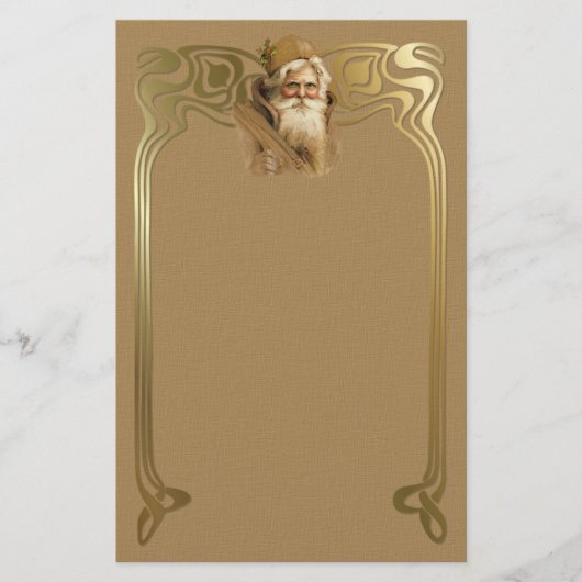 オールドワールドサンタ 便箋 (正面)