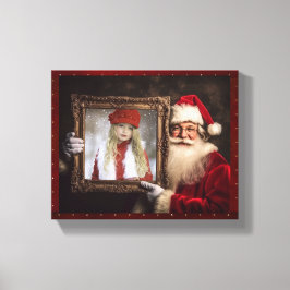 オールドワールドサンタ |写真の追加 | Luxeクリスマス キャンバスプリント