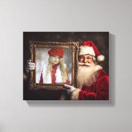 オールドワールドサンタ |写真の追加 | Luxeクリスマス キャンバスプリント