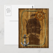 オールドワールドセーリング ポストカード (正面/裏面)