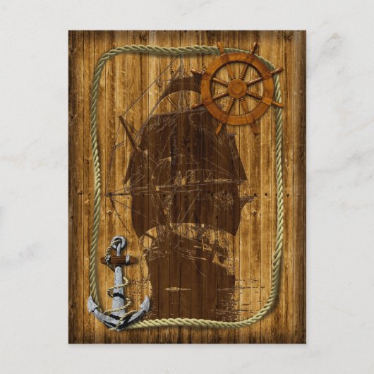 オールドワールドセーリング ポストカード (正面)