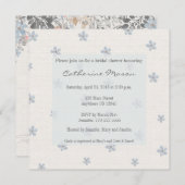 オールドワールドチャームブライダルシャワー招待 招待状 (正面/裏面)