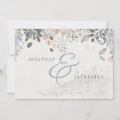 オールドワールドチャームブライダルシャワー招待 招待状 (正面)