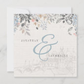 オールドワールドチャーム結婚式招待状 招待状 (正面)