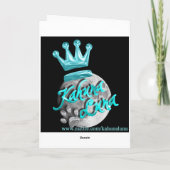 オールドワールドファザークリスマスサンタクロースポートレート シーズンカード (裏面)