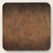 オールドワールドフェイクレザー コースター (正面)