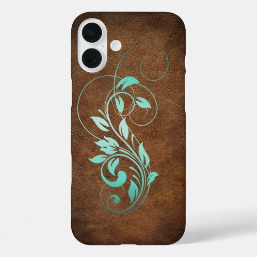 オールドワールドフェイクレザー Case-Mate iPhoneケース (裏面)