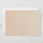 オールドワールドフレーム写真招待状 招待状 (裏面)