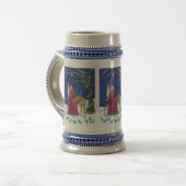 オールドワールドベルニックル&空腹トナカイ,クリスマス ビールジョッキ (正面左)