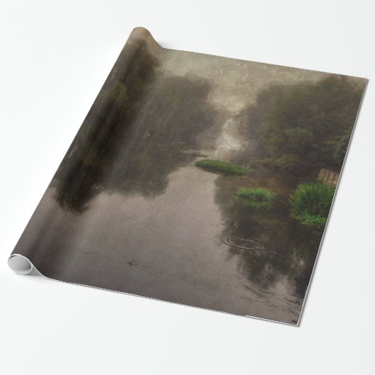 オールドワールドランドスケープ絵画ファインアート ラッピングペーパー (アンロールド)