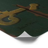 オールドヴァイオリン – ジョン・フレデリック・ペトファインアートポスター ポスター (角)