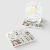 オールドヴィレッジポストハウスインチャールストン ストーンコースター (横)