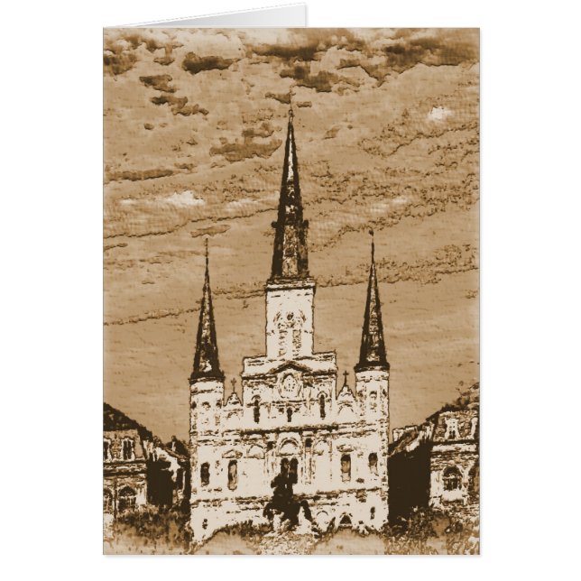 オールドヴィンテージセントルイス大聖堂クォーフランスのター (正面)