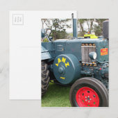 オールドヴィンテージランズブルドッグトラクターファーム機械 ポストカード (正面/裏面)