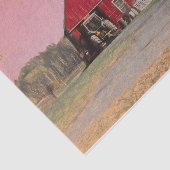 オールドヴィンテージ素朴アンティークレッドバーン 薄葉紙 (詳細)