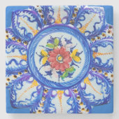 オールドヴェスタルアルコバカヴィンテージポルトガルテーブル ストーンコースター (正面)