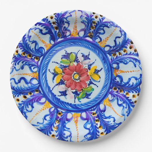 オールドヴェスタルアルコバカヴィンテージポルトガル ペーパープレート (正面)