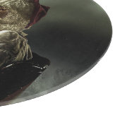 オールド写真オブサンタクロース魔法の休日 カッティングボード (角)