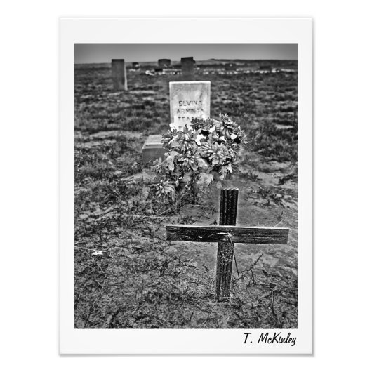 オールド墓地アートプリント フォトプリント            (正面)