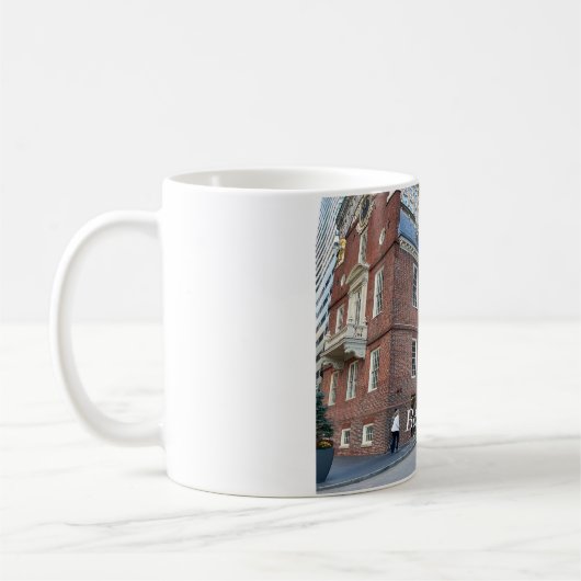 オールド州ハウスインボストンマサチューセッツ コーヒーマグカップ (左)