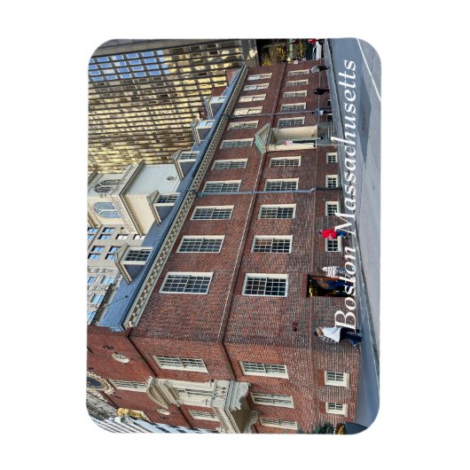 オールド州ハウスインボストンマサチューセッツ マグネット (縦)