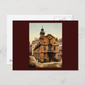 オールド州ハウスボストンマサチューセッツ ポストカード (正面/裏面)